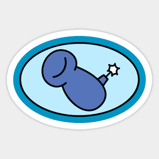 Stan's Cannon Head Outfit Sticker